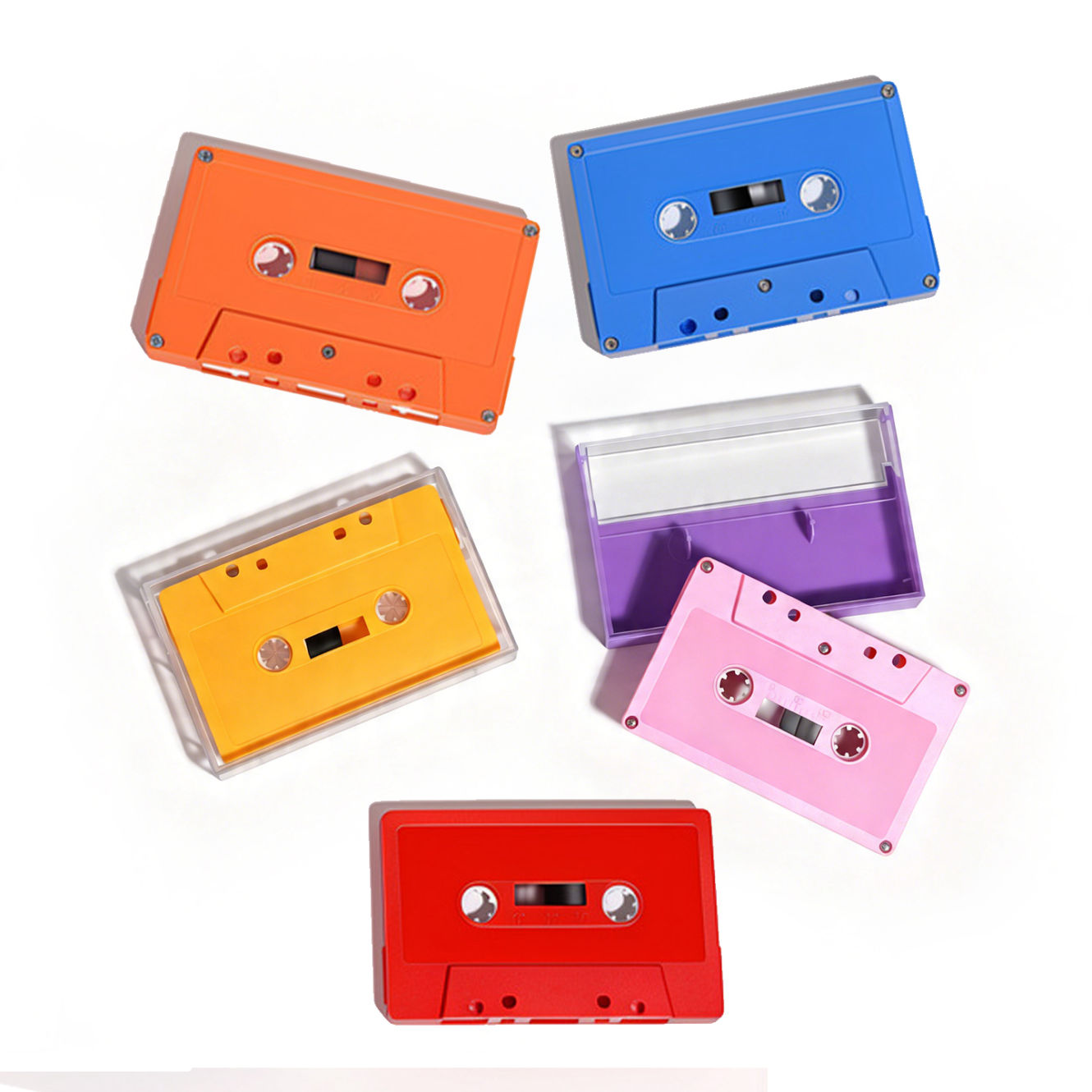 Pack de 5 Cassettes audio vintage C60 re:K7